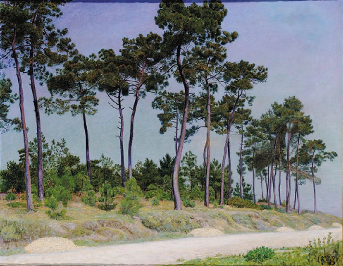 Kristian Zahrtmann - Il margine di una pineta a La Rochelle sull'isola di Oléron, 1894